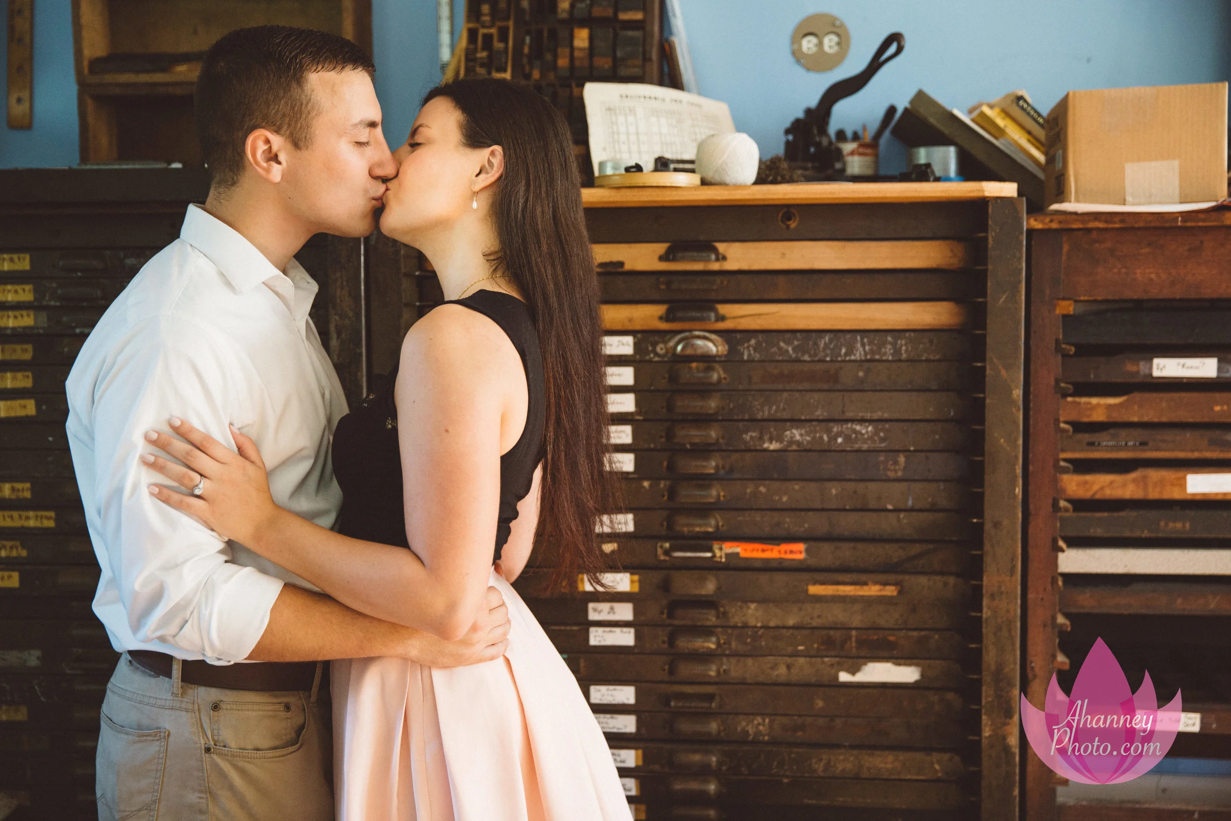 Engagement Photography Session near Cape May New Jersey in Rustic House AHanneyPhoto historic