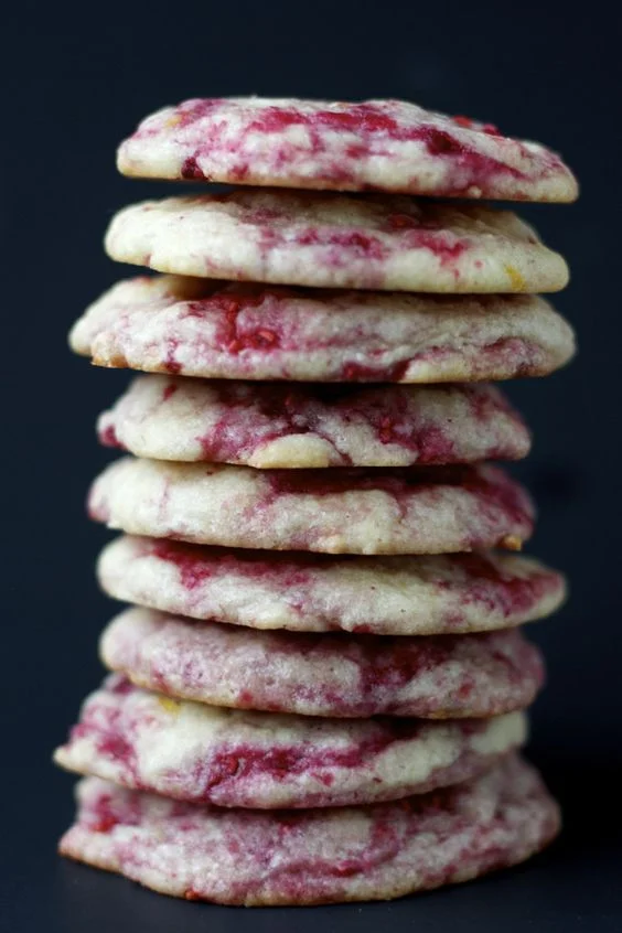 MMMMMMMmmmmmmmmmm! Raspberry Lemon cookies get in my belly! #sweettooth (Photo: Bake.Eat.Repeat)