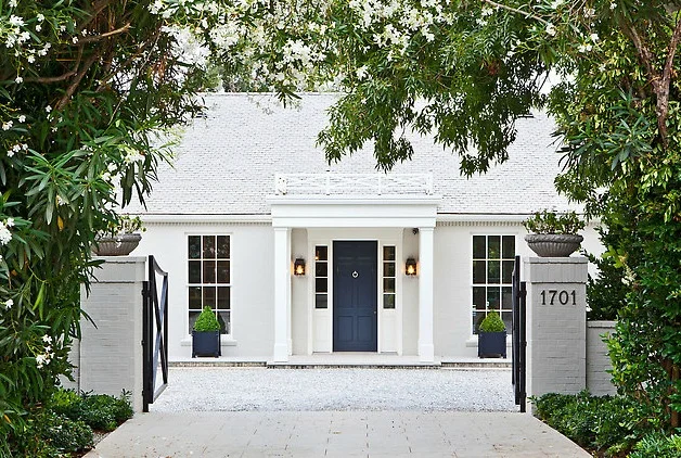 The Federal exterior facade and color palette is clean and simple with no exaggeration but instead a lush appeal.