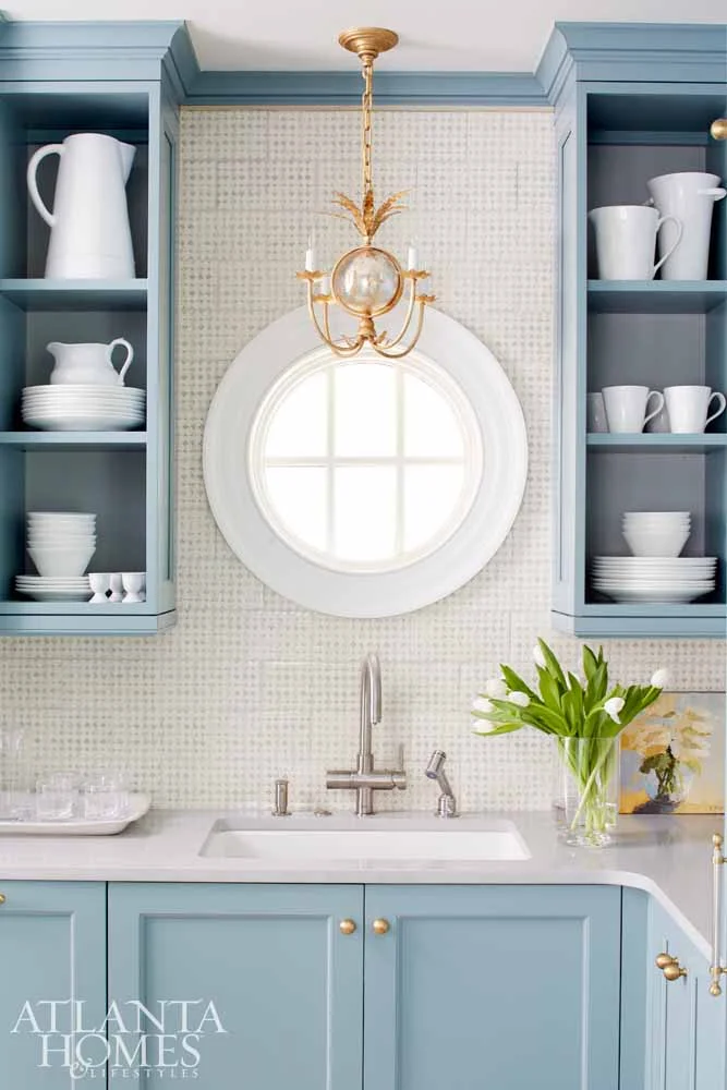 {Image Source: Atlanta Homes & Lifestyles Magazine; Designed By: Matthew Quinn of Design Galleria Kitchen and Bath Studio }