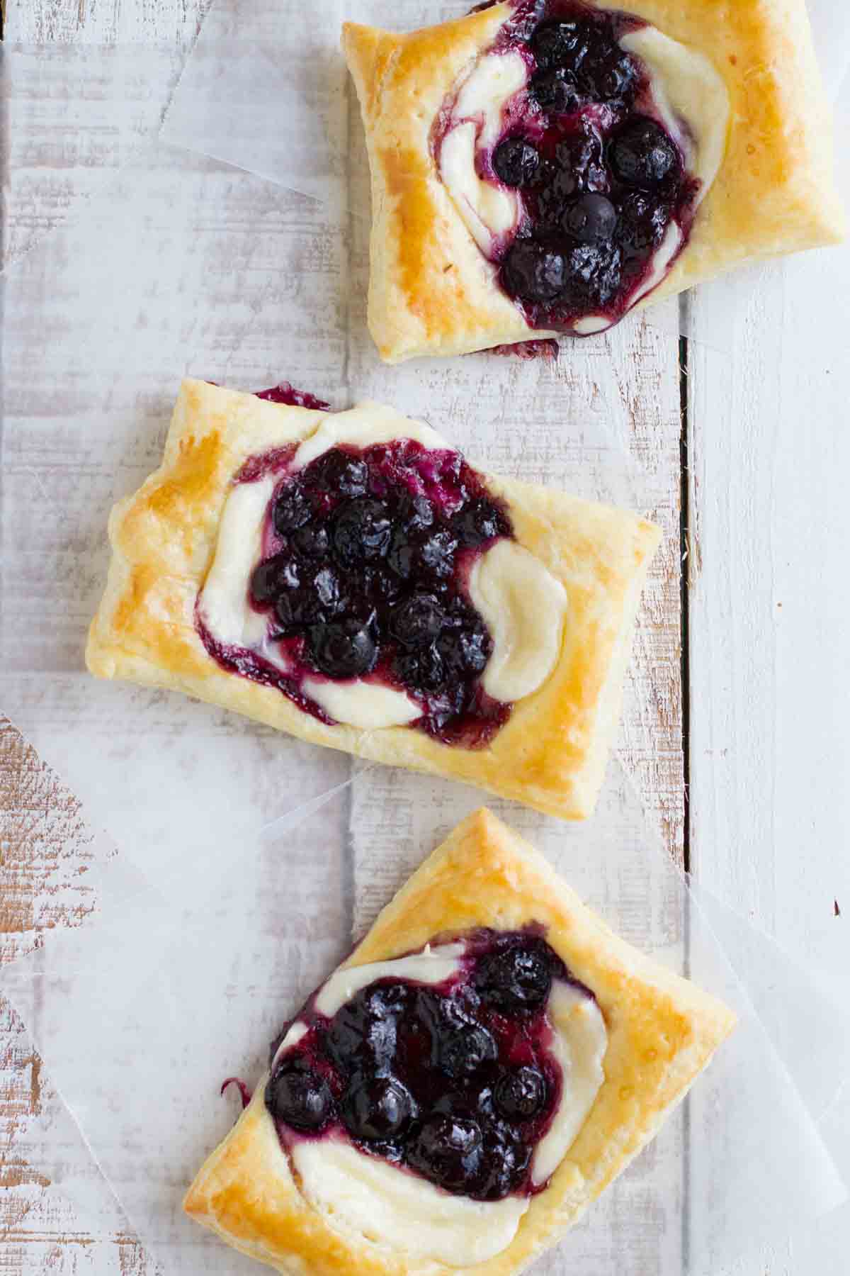 Blueberry Cream Cheese Pastries