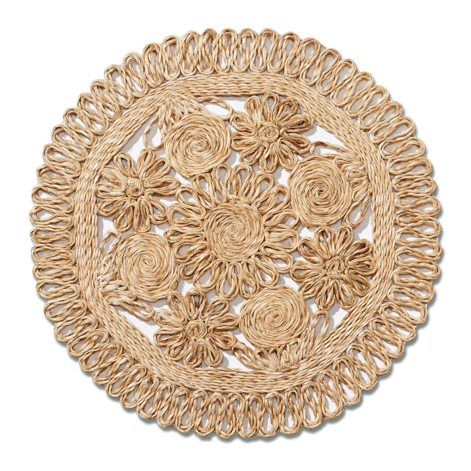 MEDALLION ABACA PLACEMAT