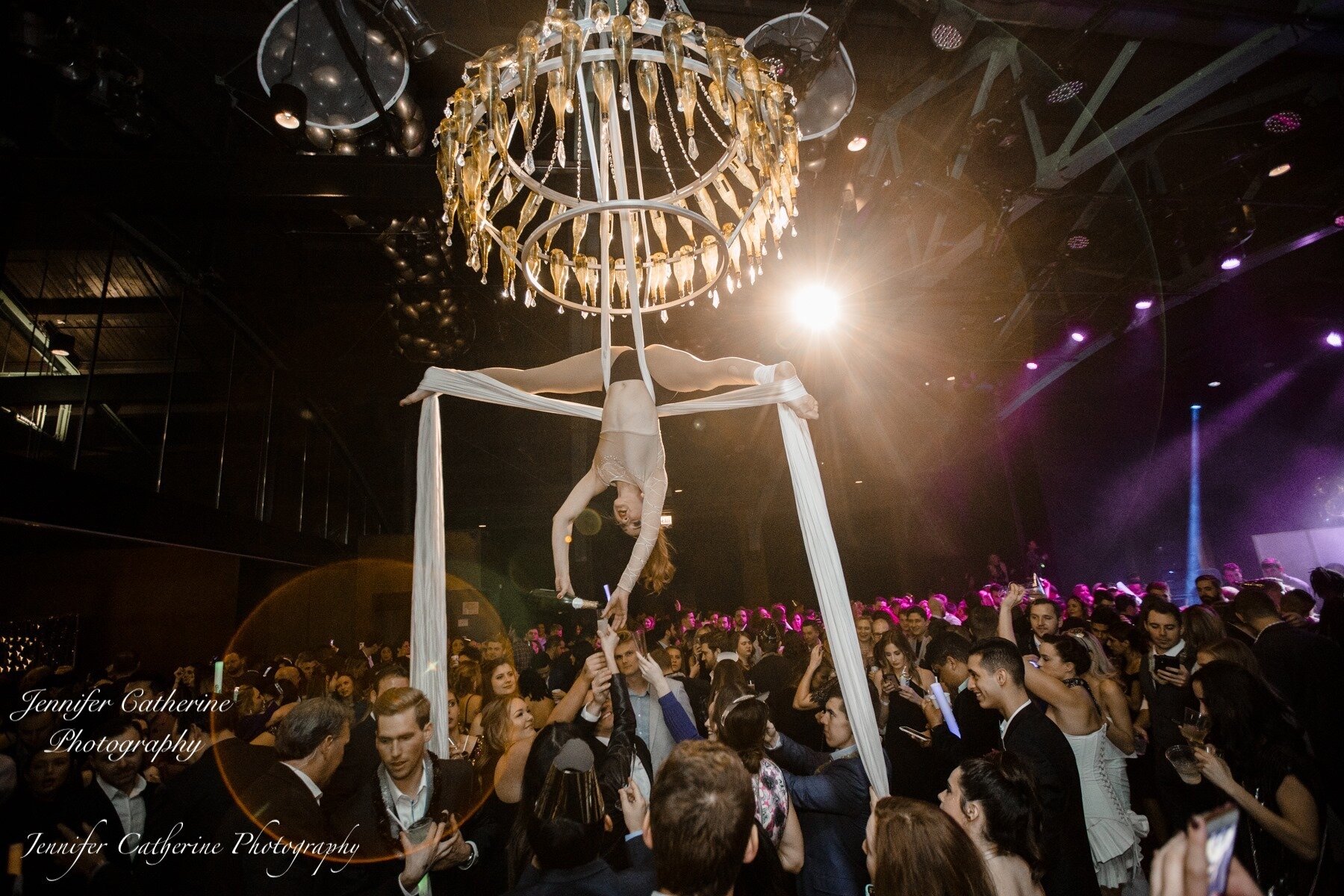 The Champagne Chandelier