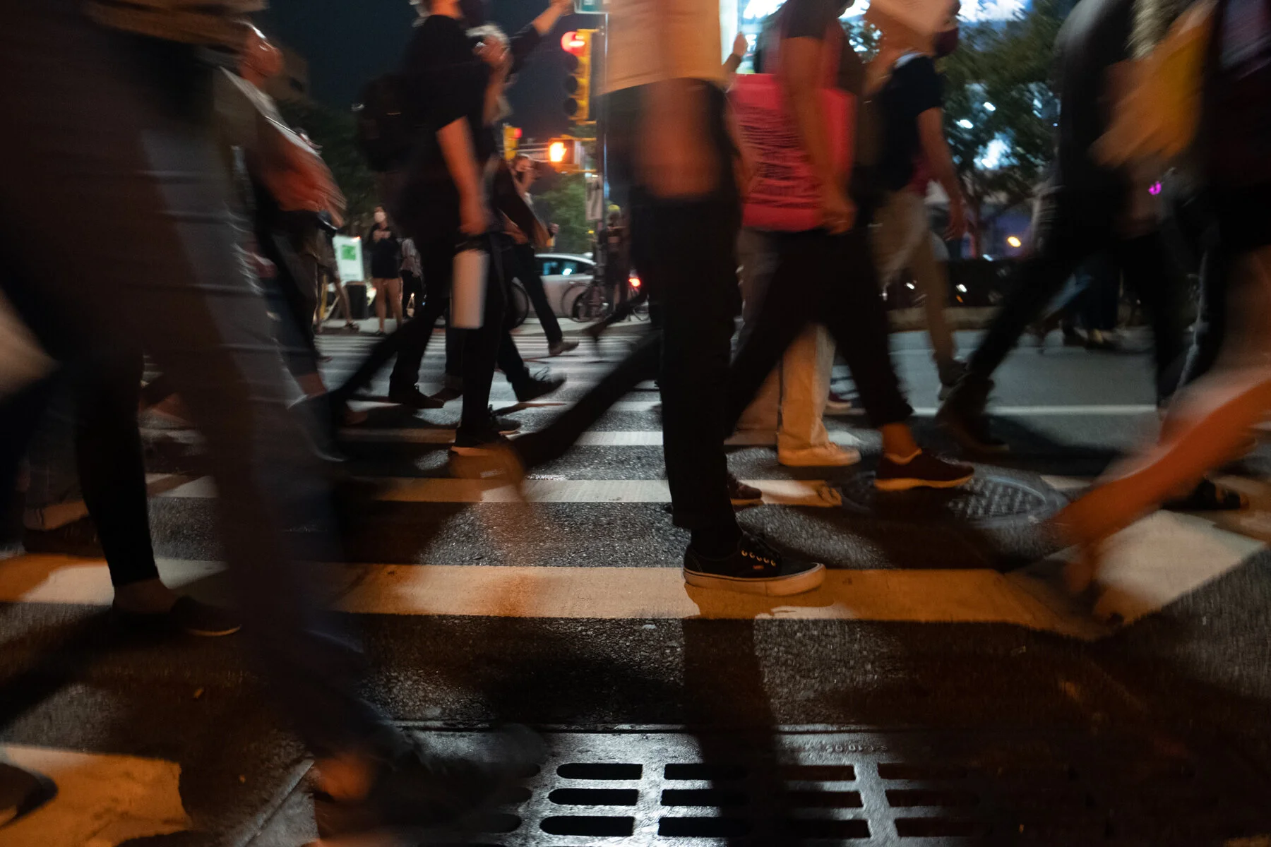  Protesters gather to demand justice for Breonna Taylor in Brooklyn. November 2020.  