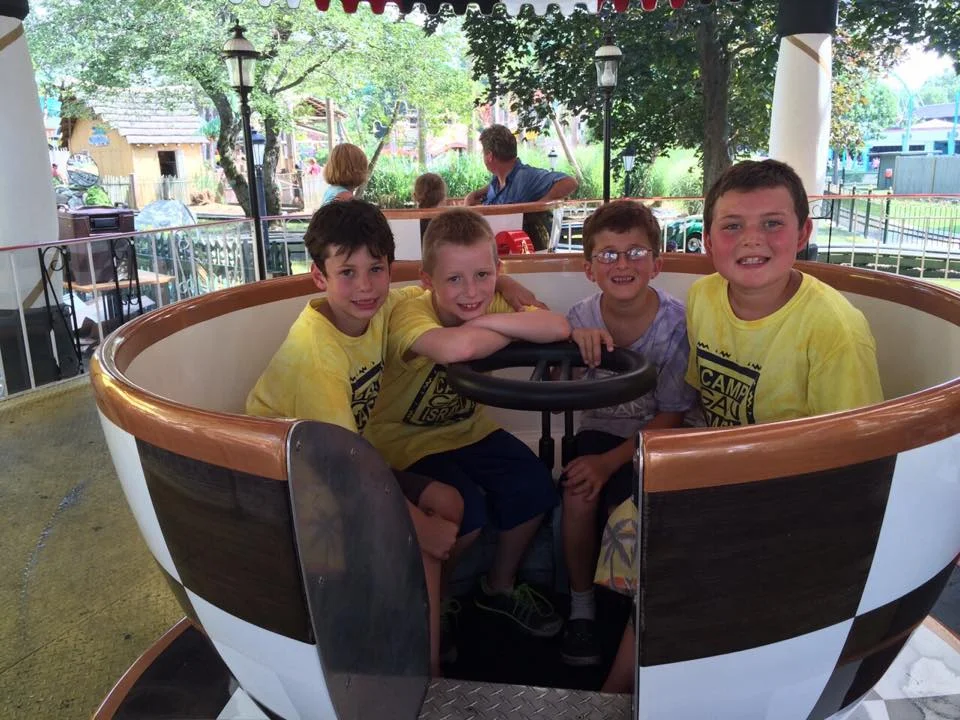 Juniors enjoying a day of fun at Canobie Lake Park