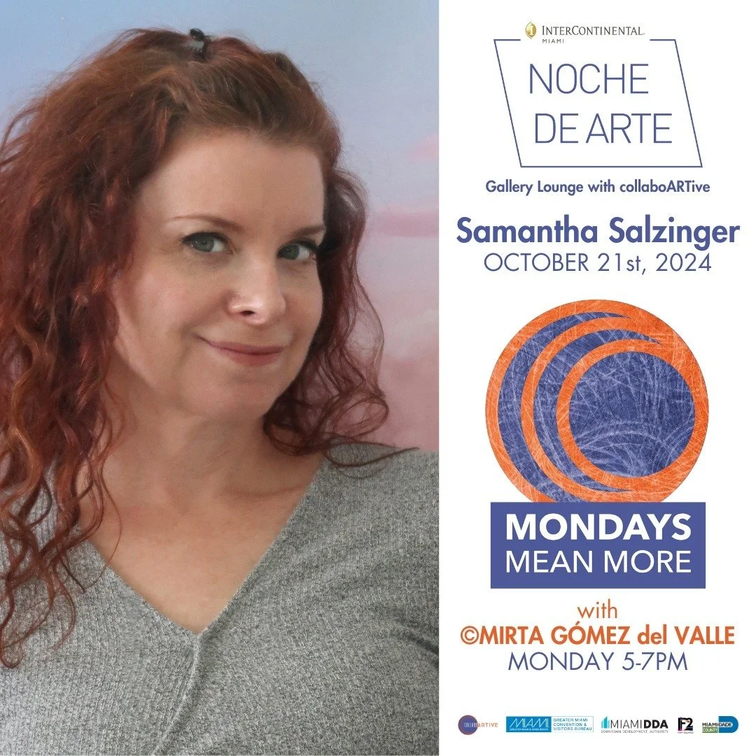 Join me for an artist talk and demonstration on how I make my dioramas in the Gallery Lounge of InterContinental Miami Hotel. 

October 21, 5 &ndash; 7pm 

100 Chopin Plaza, Miami, FL 33131

#SupportLivingArtists #CommunityMatters #nochedearte #visit