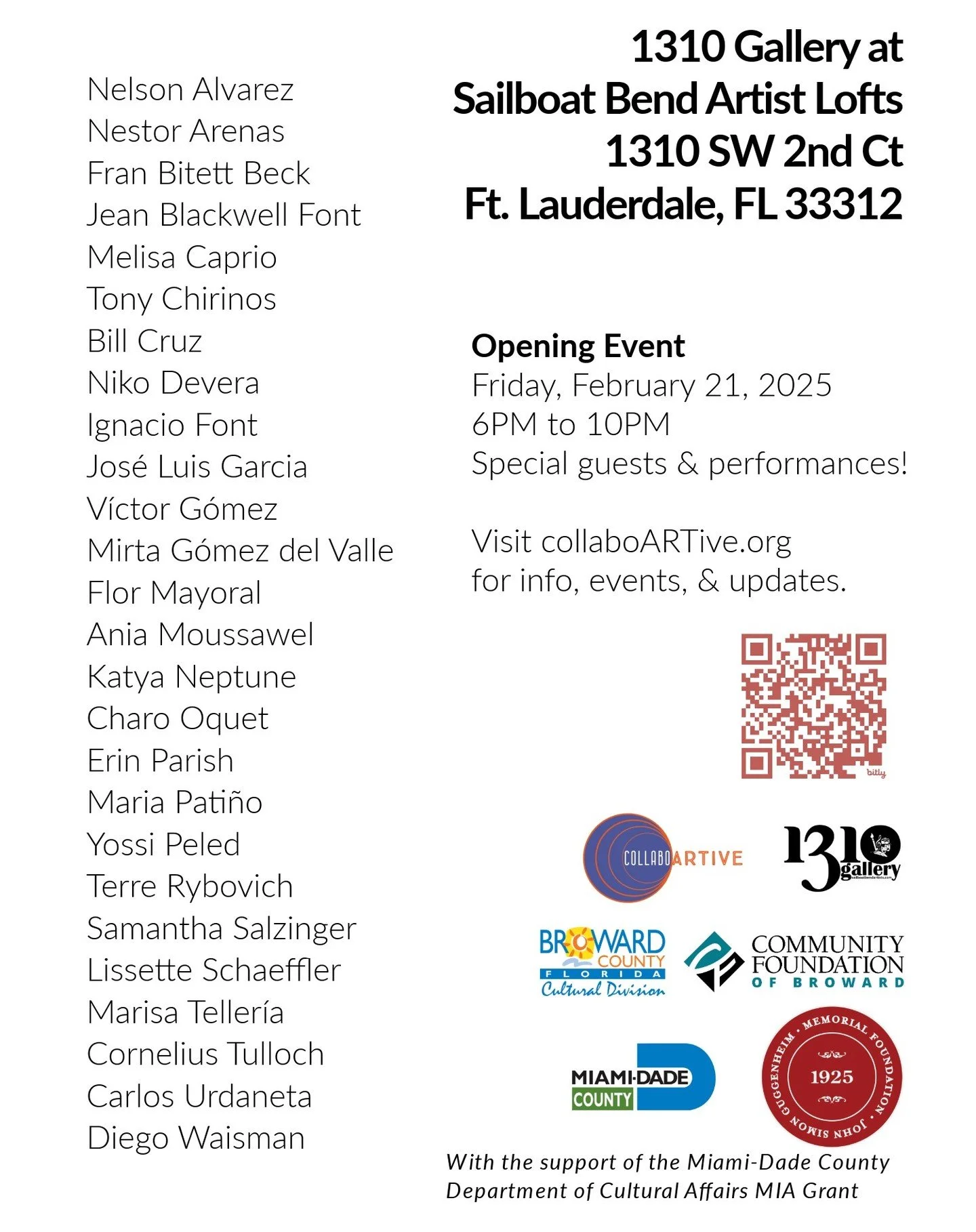Excited to be a part of this show - I hope to see you there! 
@browardarts @collaboartive_ 

#1310gallery #sailboatbendartistlofts #artexhibit #southfloridaartists #thingstodoinsouthflorida