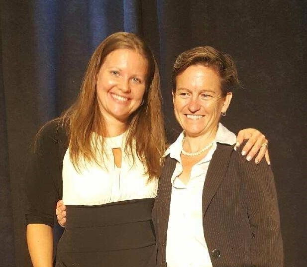Children's Home Society of Washington Policy Lead Alise Hegle and Baltimore Department of Social Services Director Molly McGrath Tierney attend the National Conference on Child Abuse and Neglect in Washington, D.C.