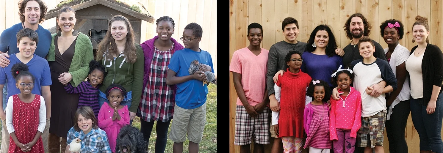 Family thrives adopting five