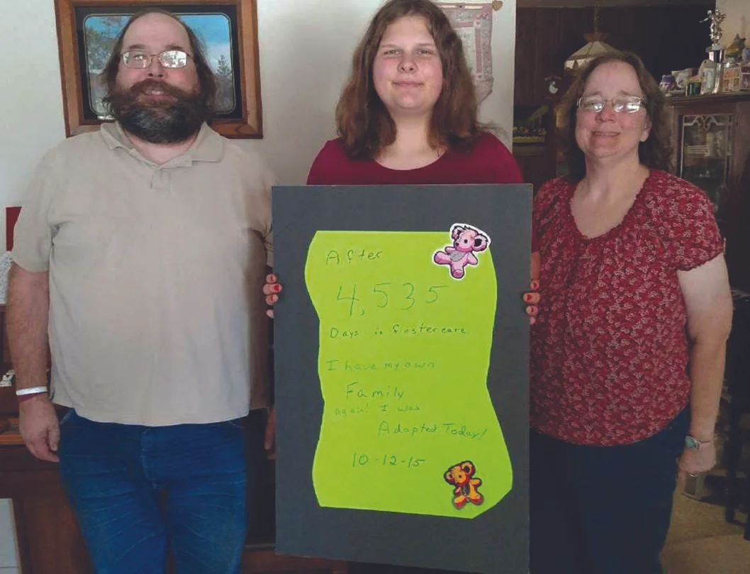 After long search, teen finds family