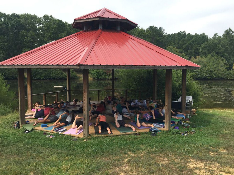 Energetic Outdoor Yoga