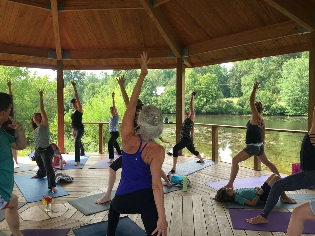 Energetic Outdoor Yoga