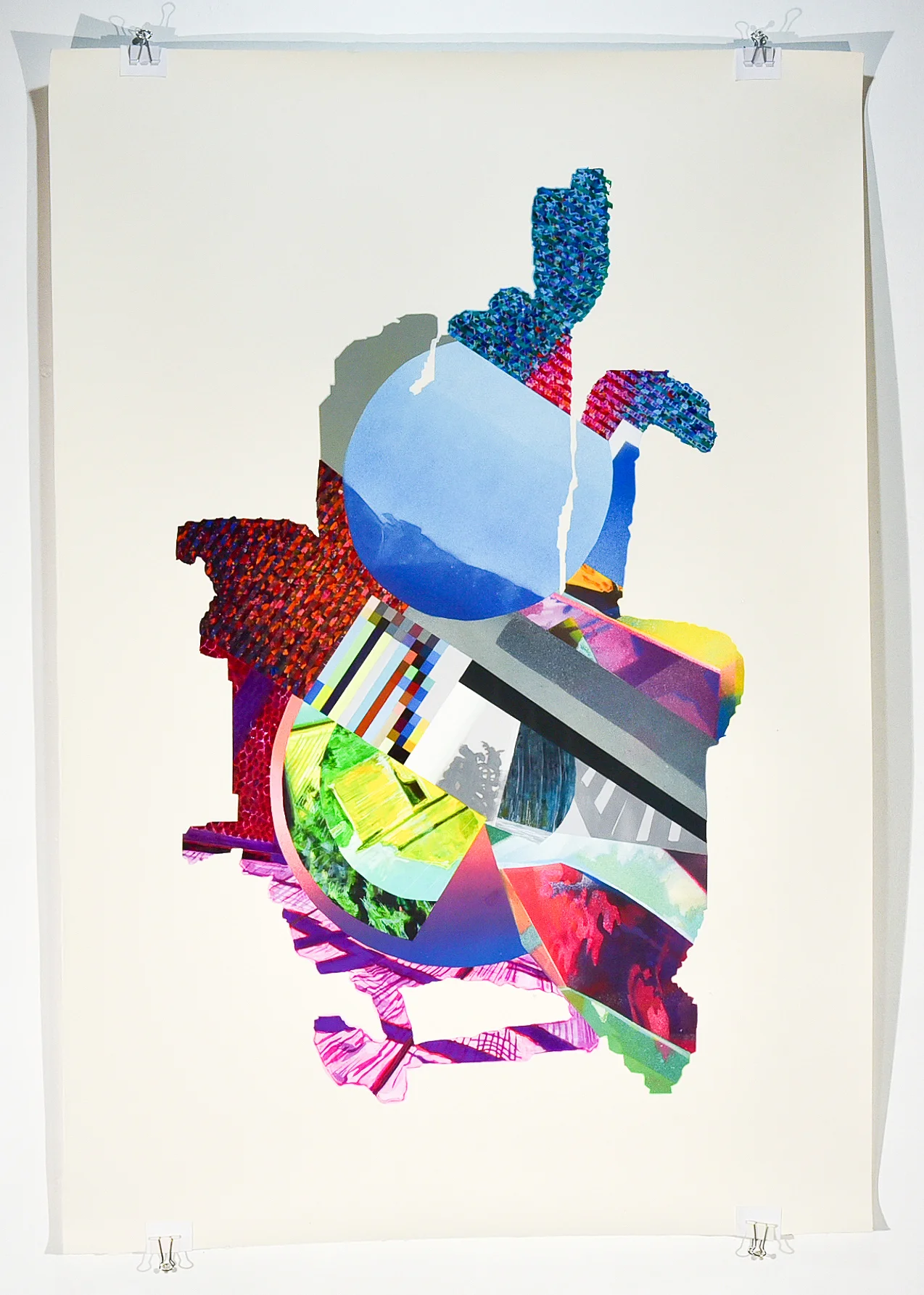 Purf 2017 acrylic, spray paint, and marker on paper 36in. x 50in.
