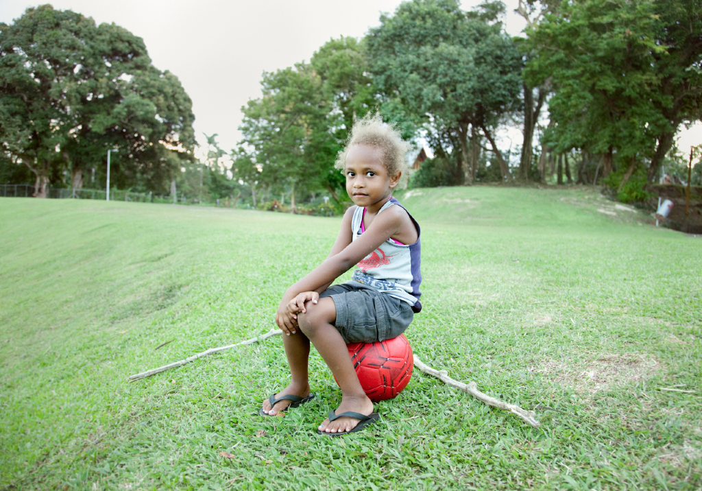 Alisia on Red Ball