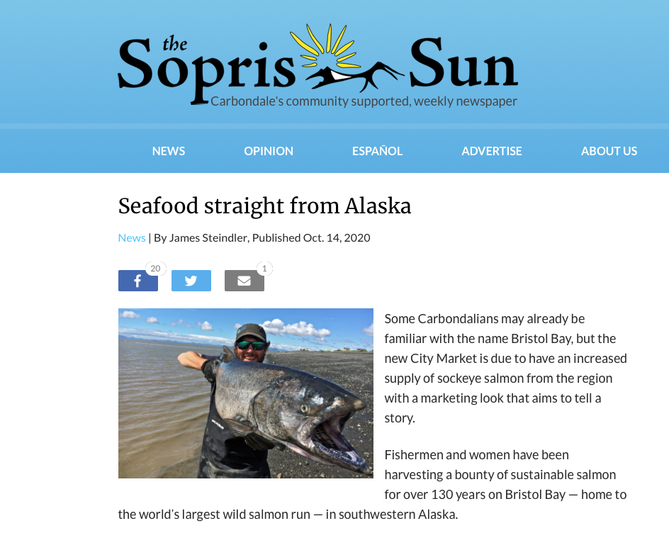 Seafood Straight from Alaska - The Sopris Sun