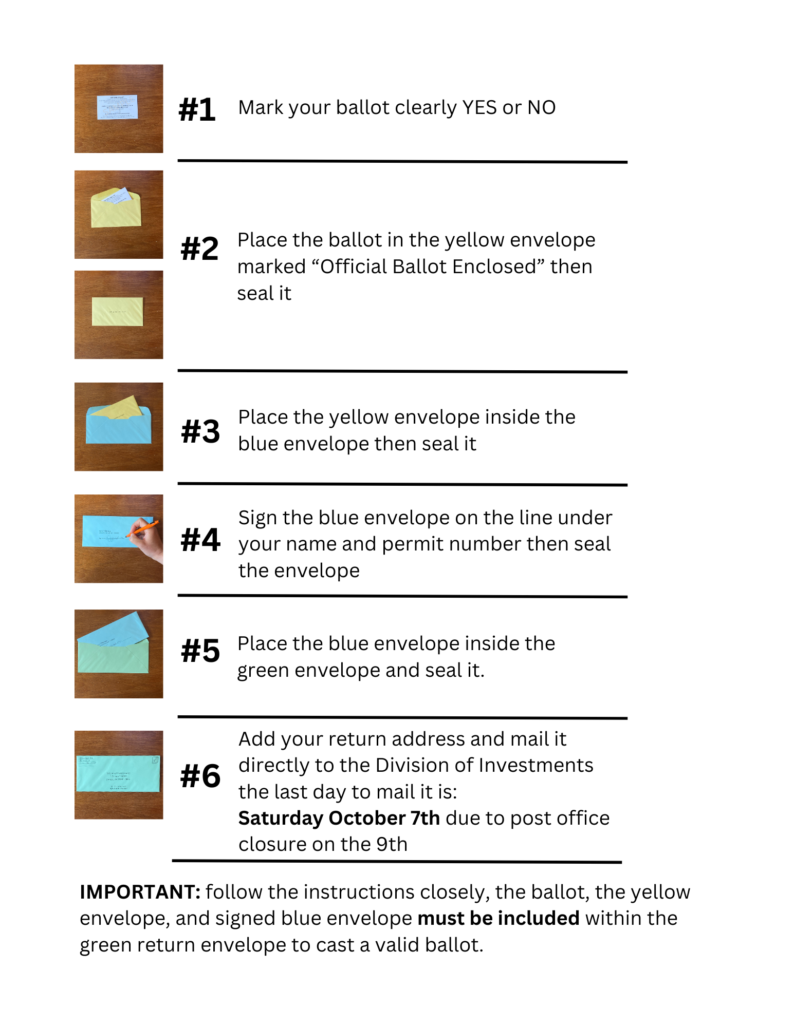 Setnet Ballot Instructions