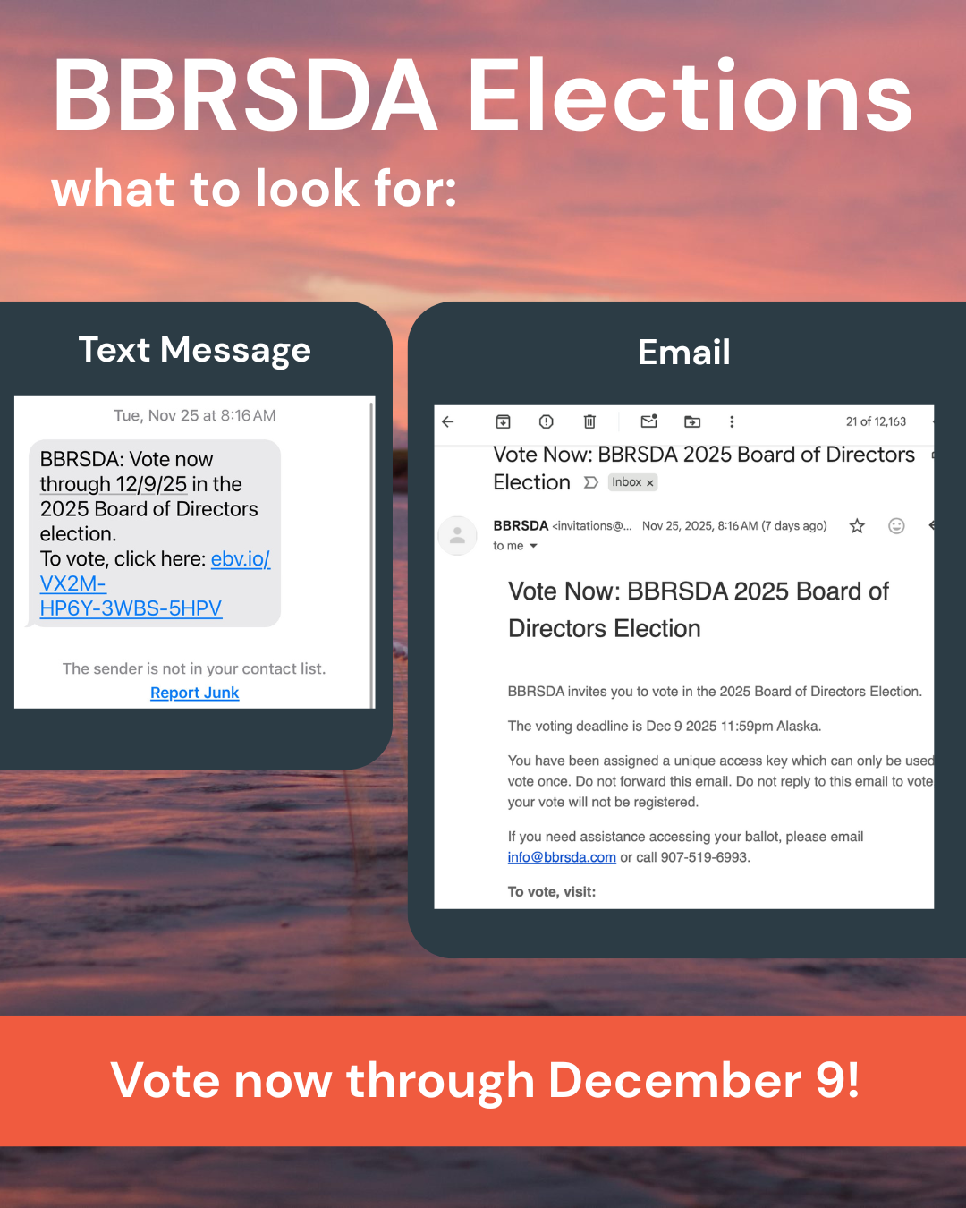 Reminder: Board of Directors Election Voting Open Through December 9th