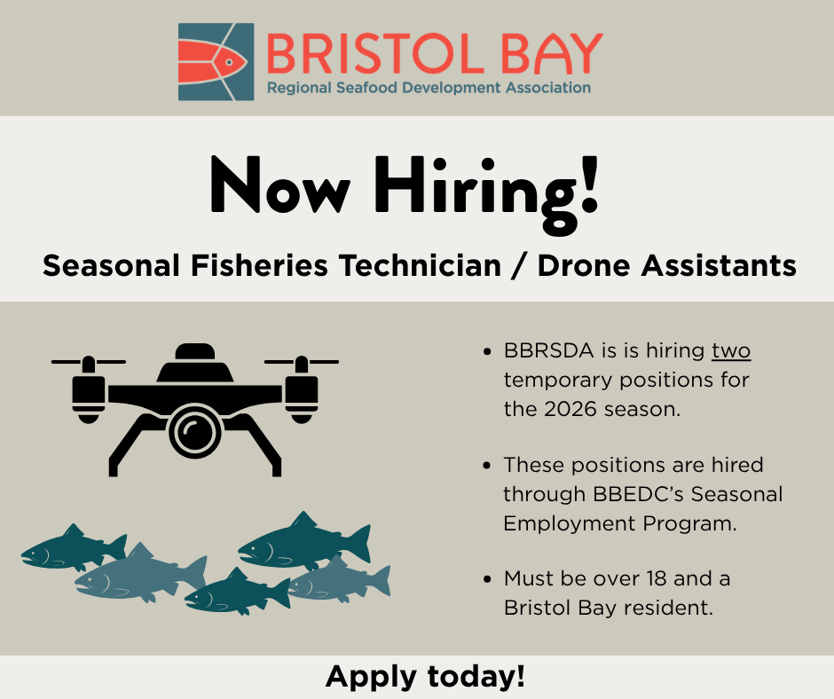 Now Hiring: Seasonal Fisheries Technicians/Drone Assistants