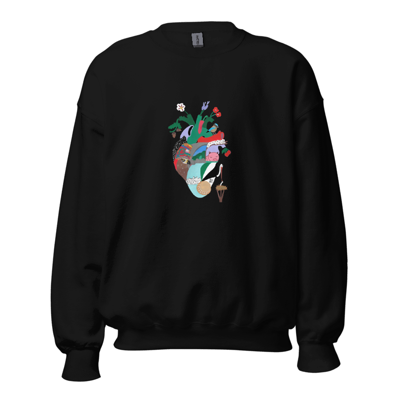 Sudadera unisex Gildan 18000 Negra2.png