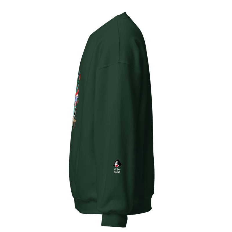 Sudadera unisex Gildan 18000 Verde3.png