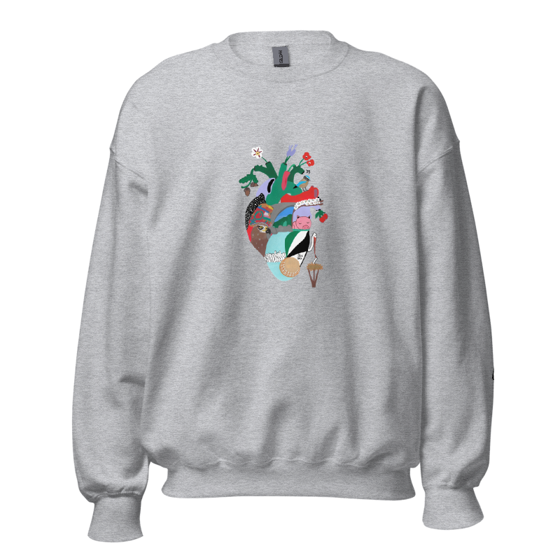 Sudadera unisex Gildan 18000 Gris3.png