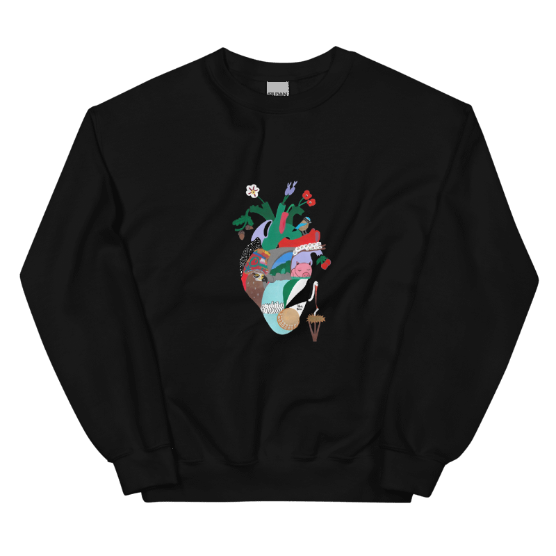 Sudadera unisex Gildan 18000 Negra  .png