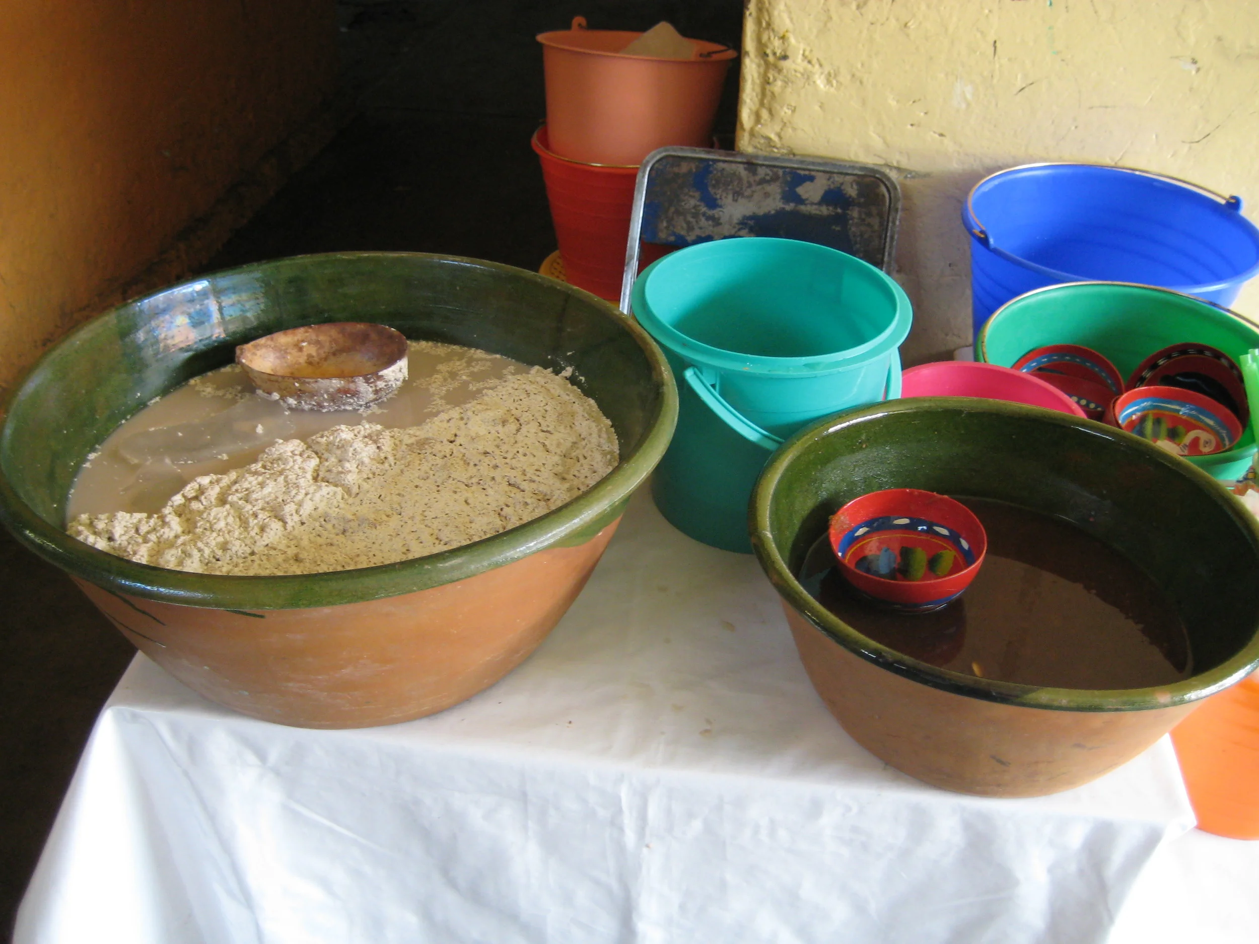   Tejate  for sale, Oaxaca city, Oaxaca, Mexico, 2011 