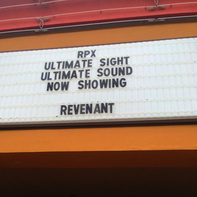 Finally seeing this movie... Yeah I know it's noon on a Monday.... #Mondaze #treatyoself #therevenantmovie