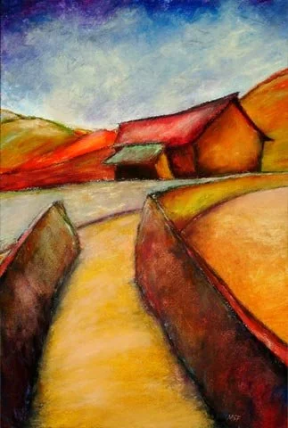 Open Passage, Oil on paper