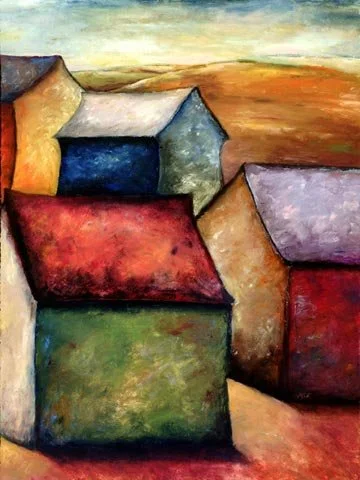 Rising Above, Oil on paper