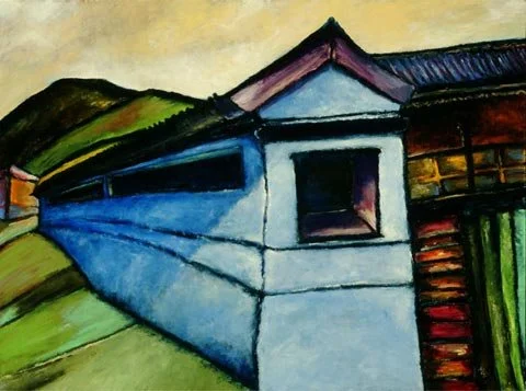 Standing Strength, Oil on paper, 22"x30"