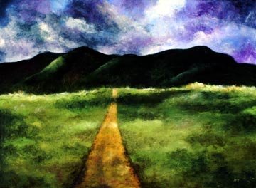 Hana, Maui. Oil on paper