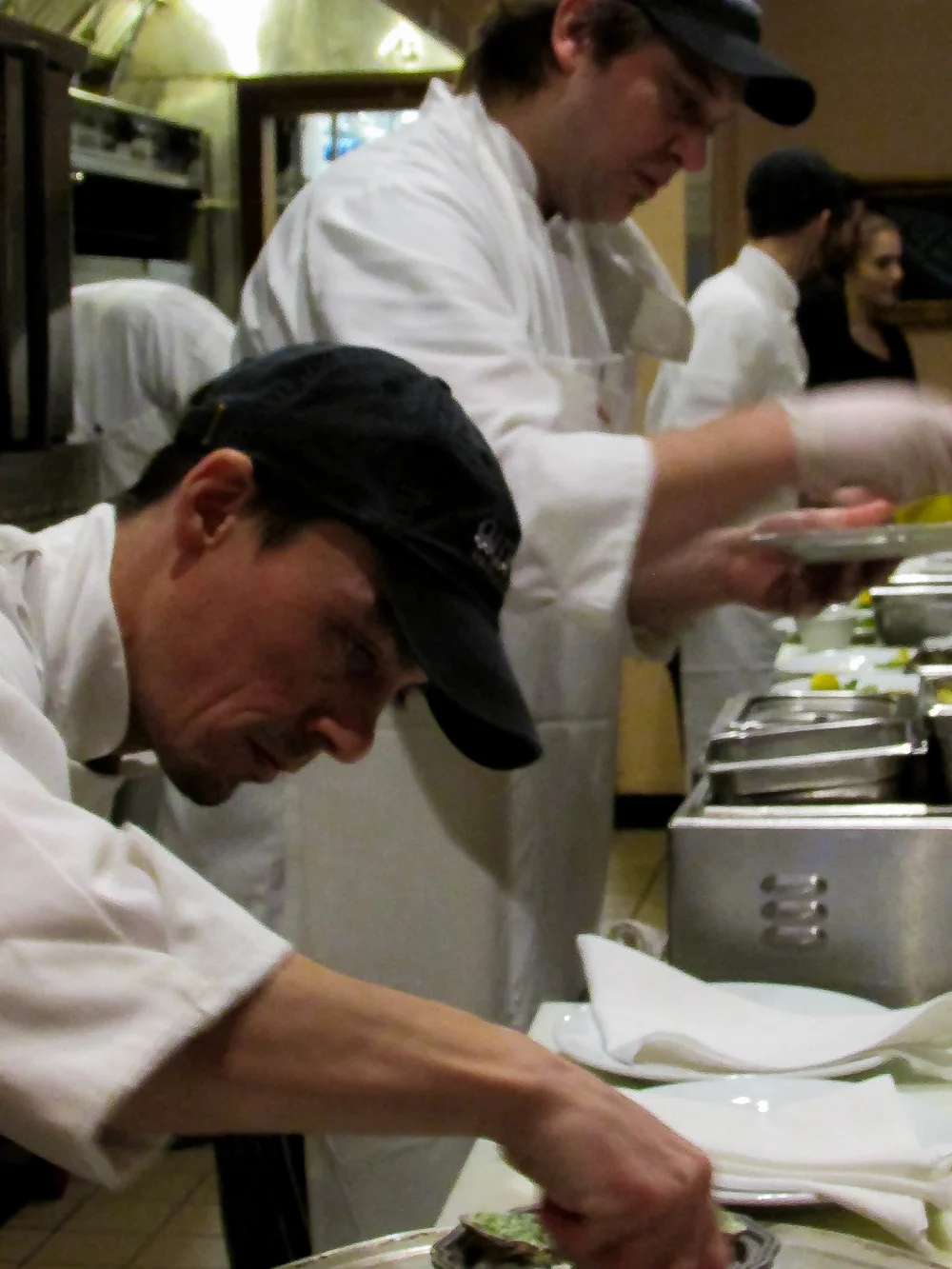 Line cooks mid-service