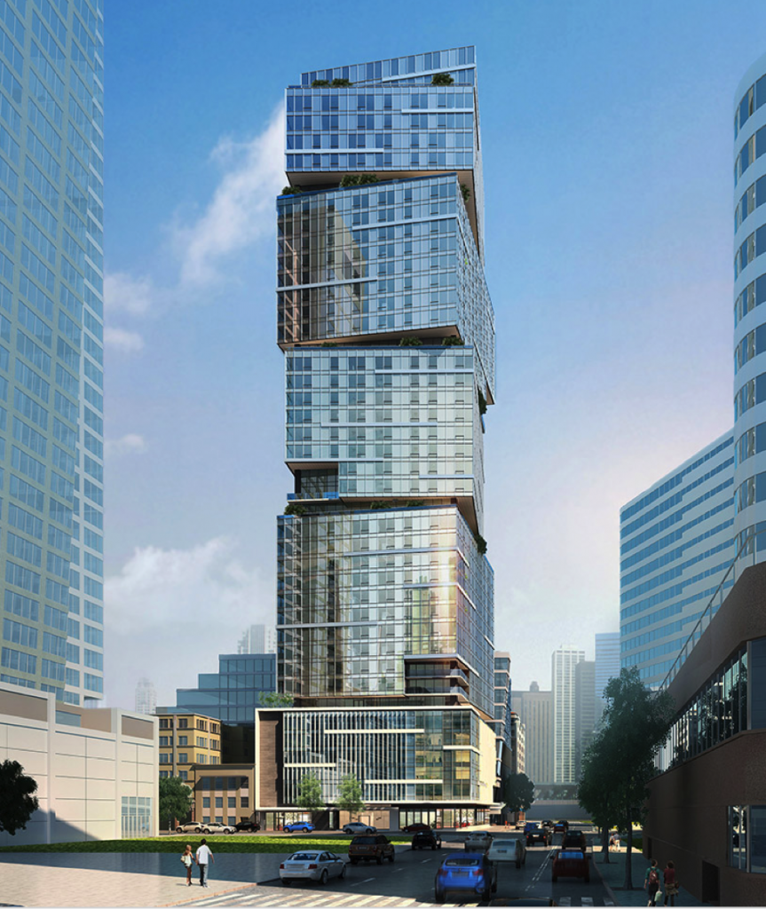 Above: The NEXUS condominium tower is already 80-percent reserved for priority presales, with clients of Dehlan Gwo holding a handful of these reservations. Homes ranging in value from the low $300,000s to more than $3 million – occupancy 2019.