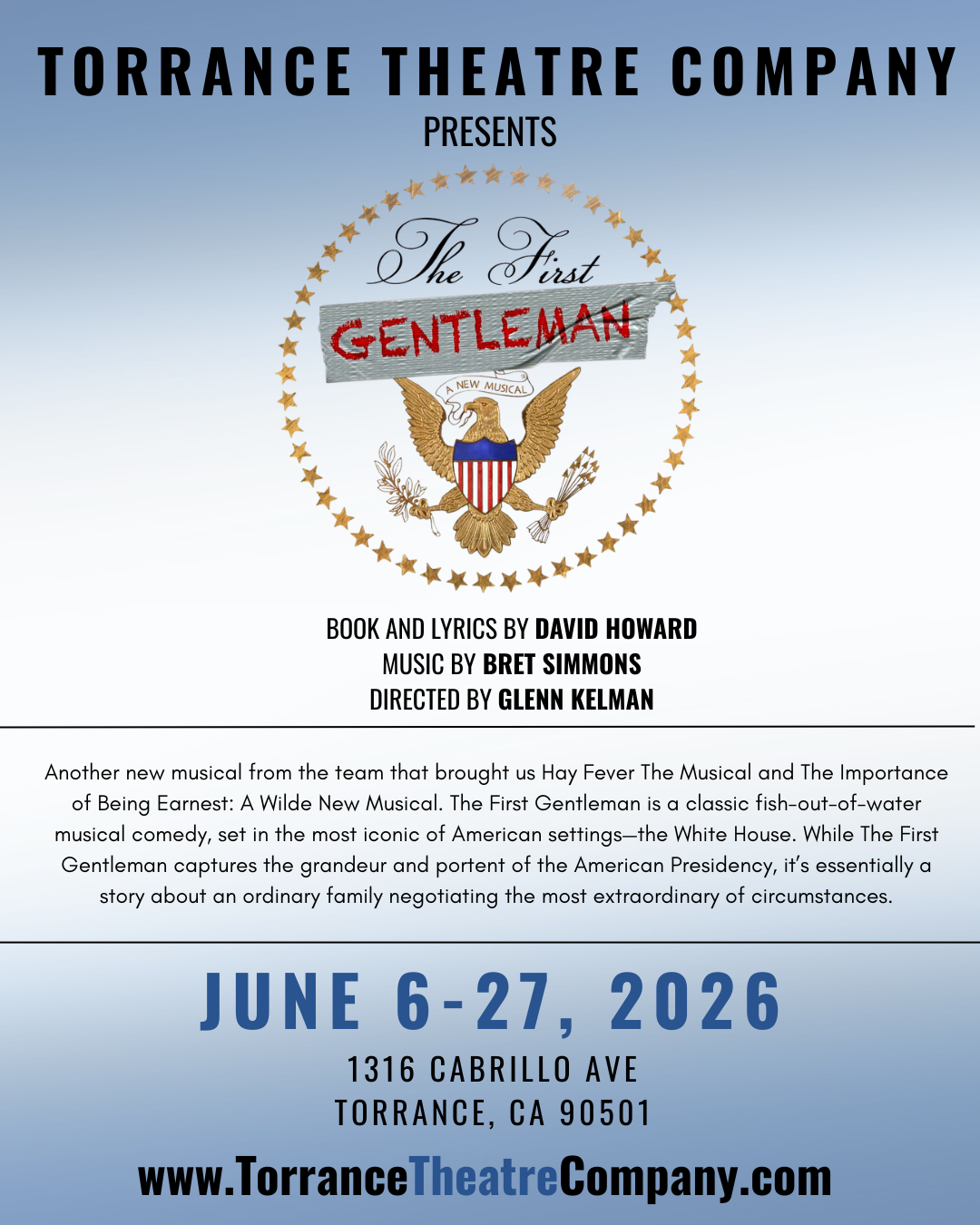 Flyer for The First Gentleman