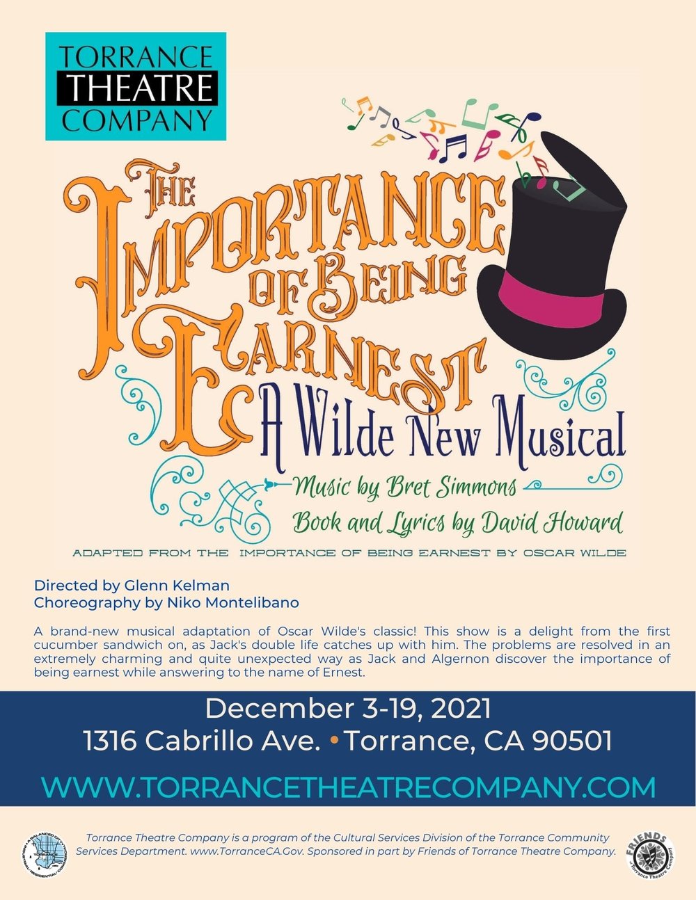 The Importance Of Being Earnest Torrance Theatre Company