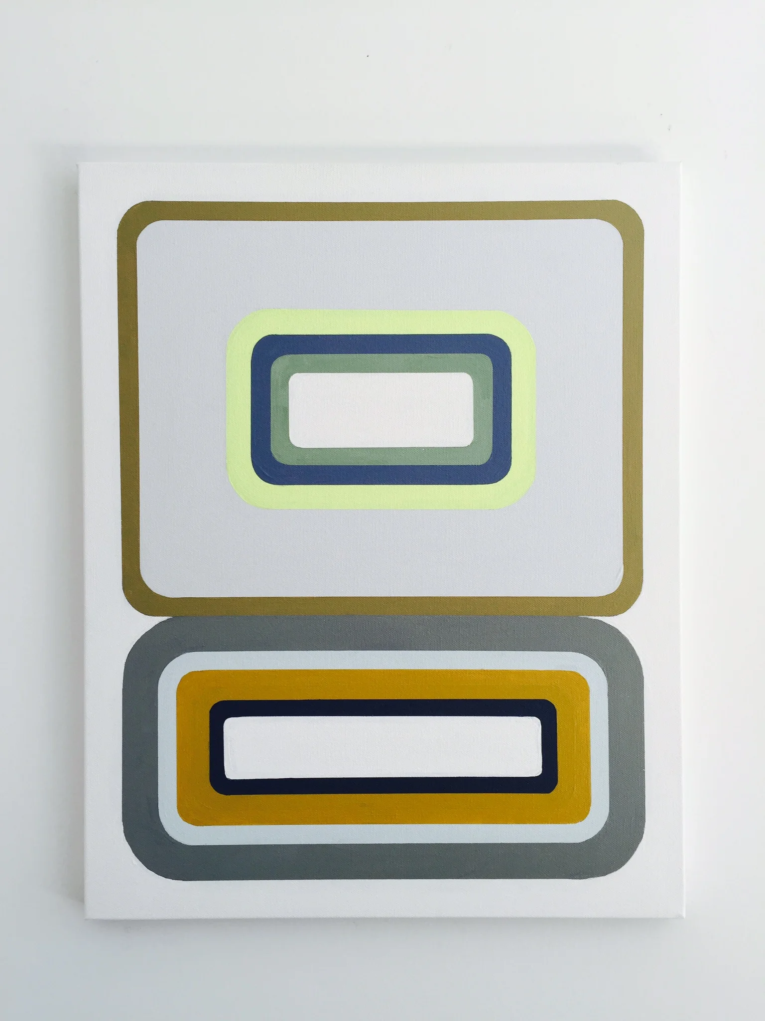 Untitled (2-001), 2015, acrylic on canvas, 20 x 16 inches