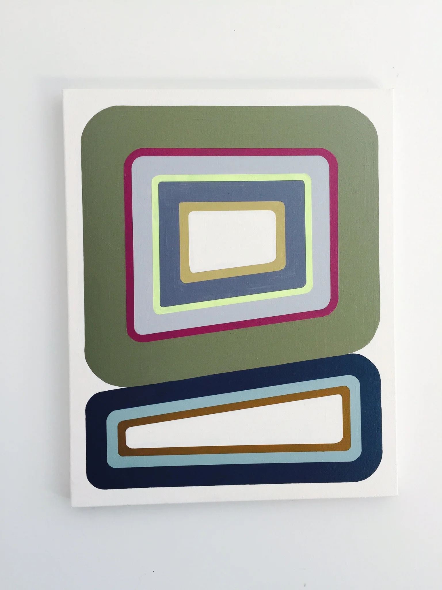 Untitled (2-002), 2015, acrylic on canvas, 20 x 16 inches