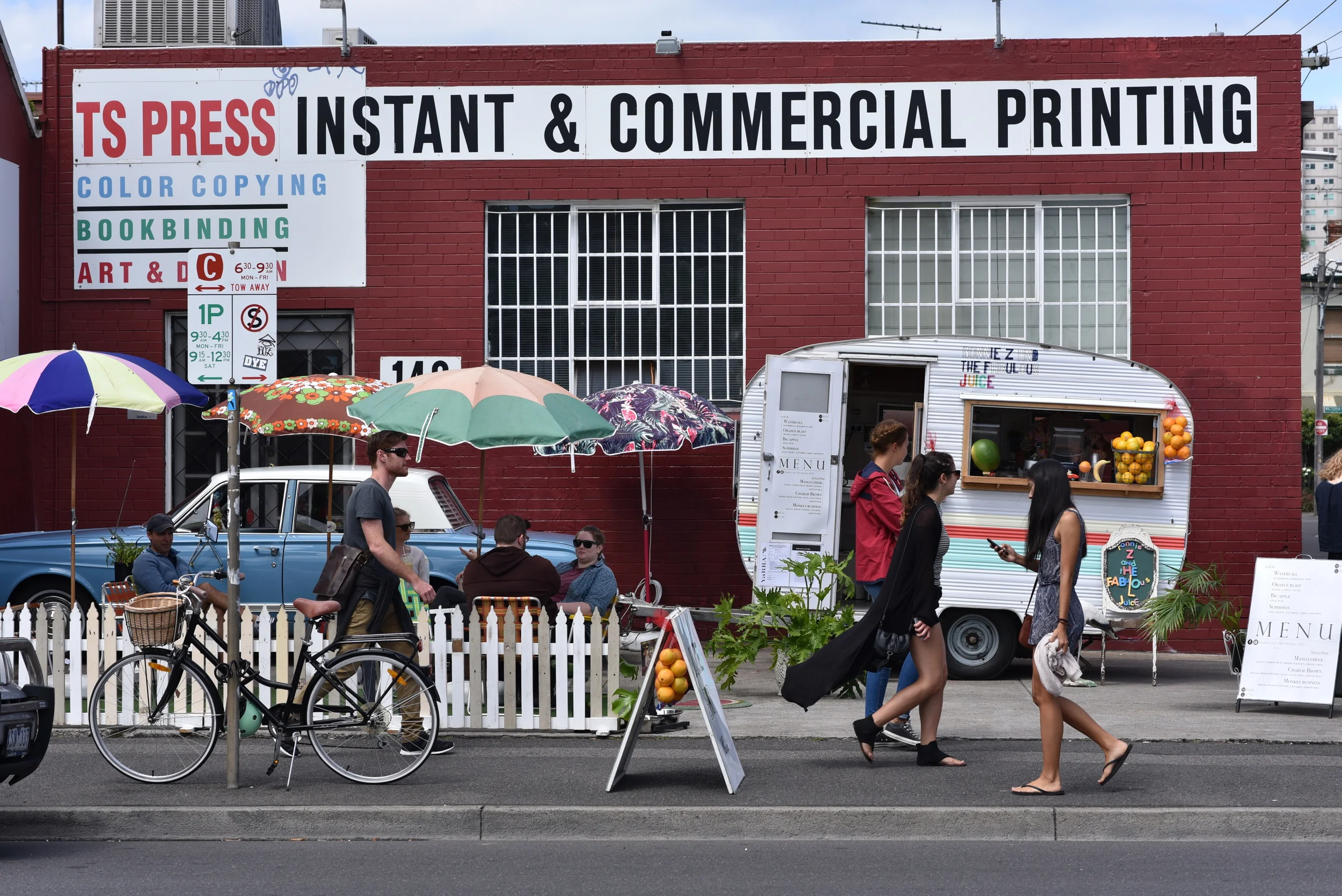 Sunny Afternoon in Fitzroy, Melbourne