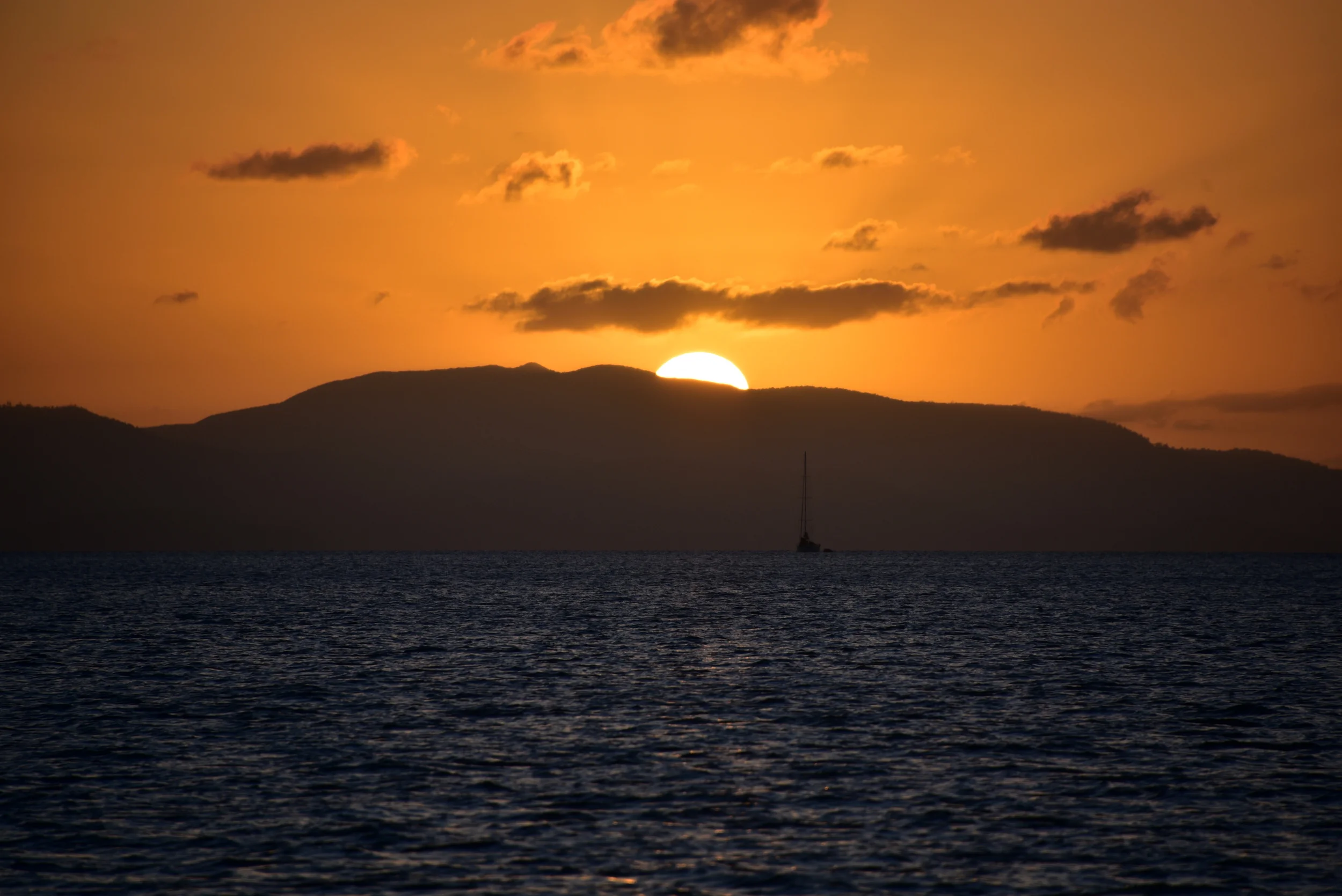 Sunset on the Whitsunday Islands