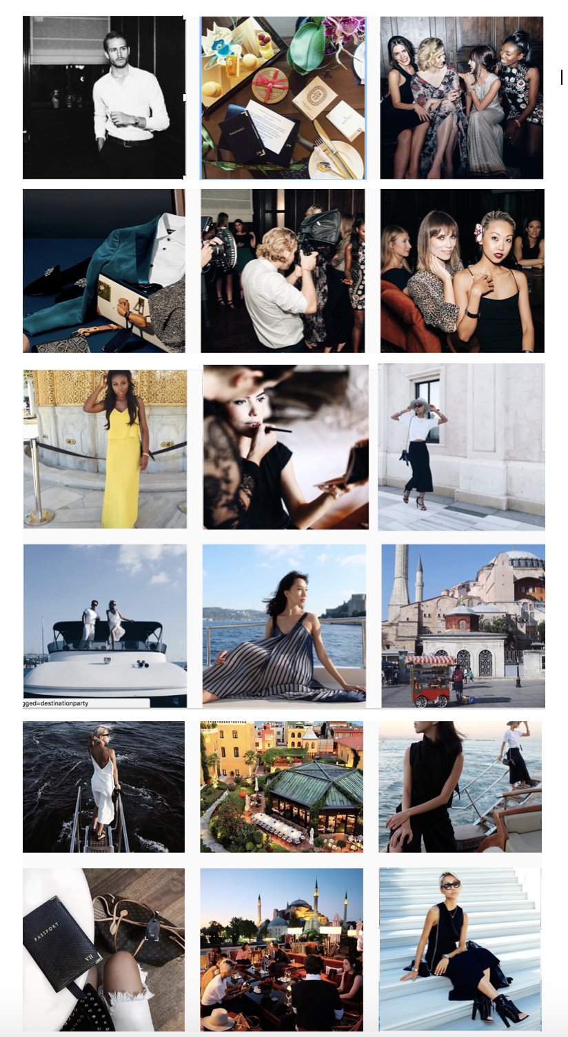 #DestinationParty - Instagram coverage