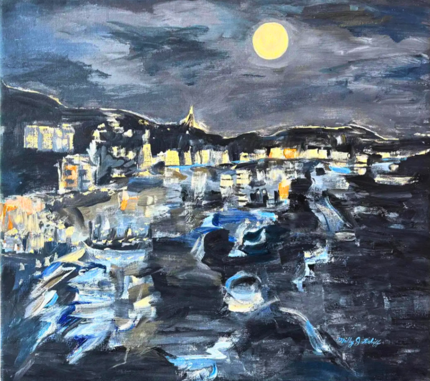Molly Schiff,
Caleta Bay Nite I, ca. 1970