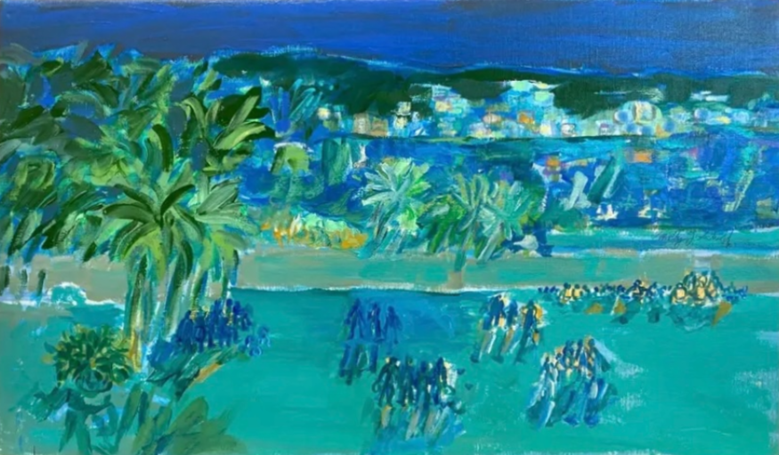 Molly Schiff,
Acapulco Zocalo 1, ca. 1970's