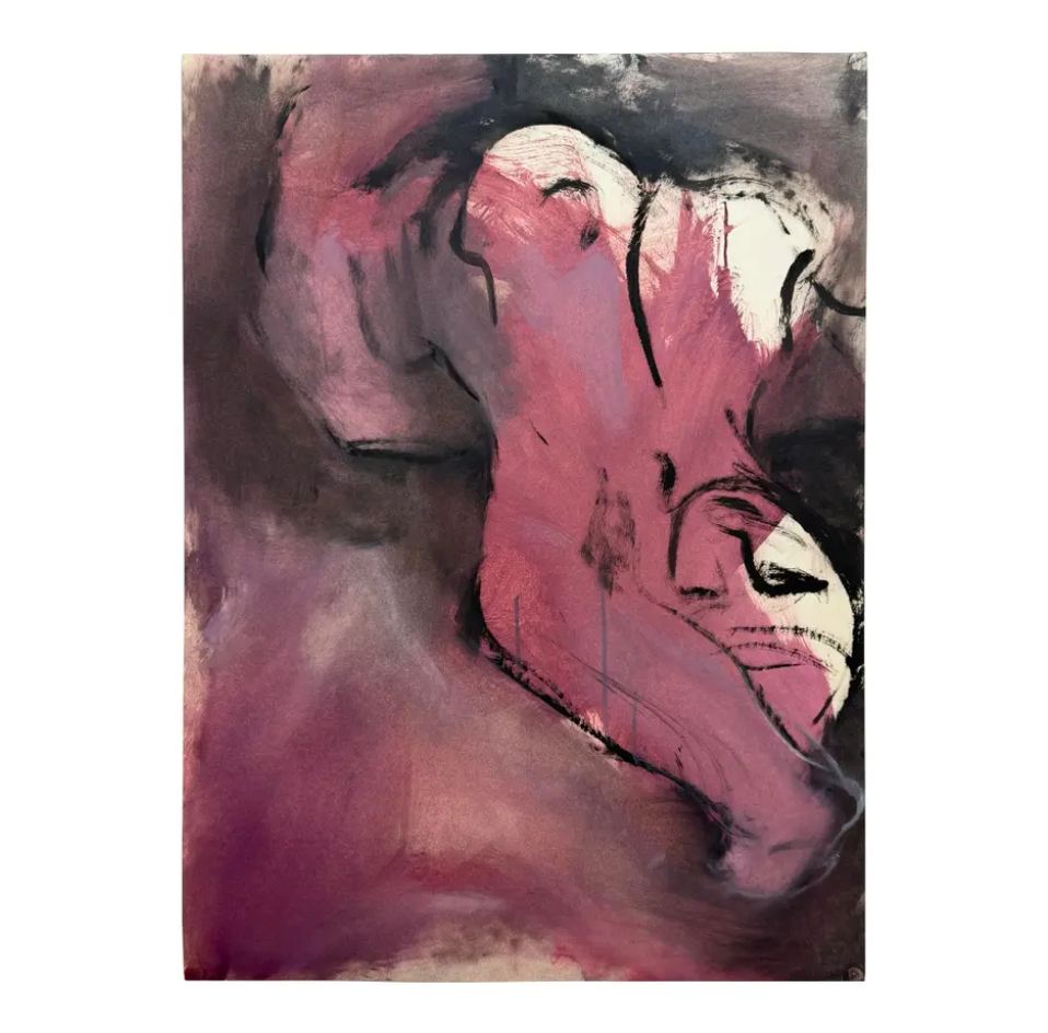 Ed Rosen,
Figure Painting, 1970s
Mixed media on paper