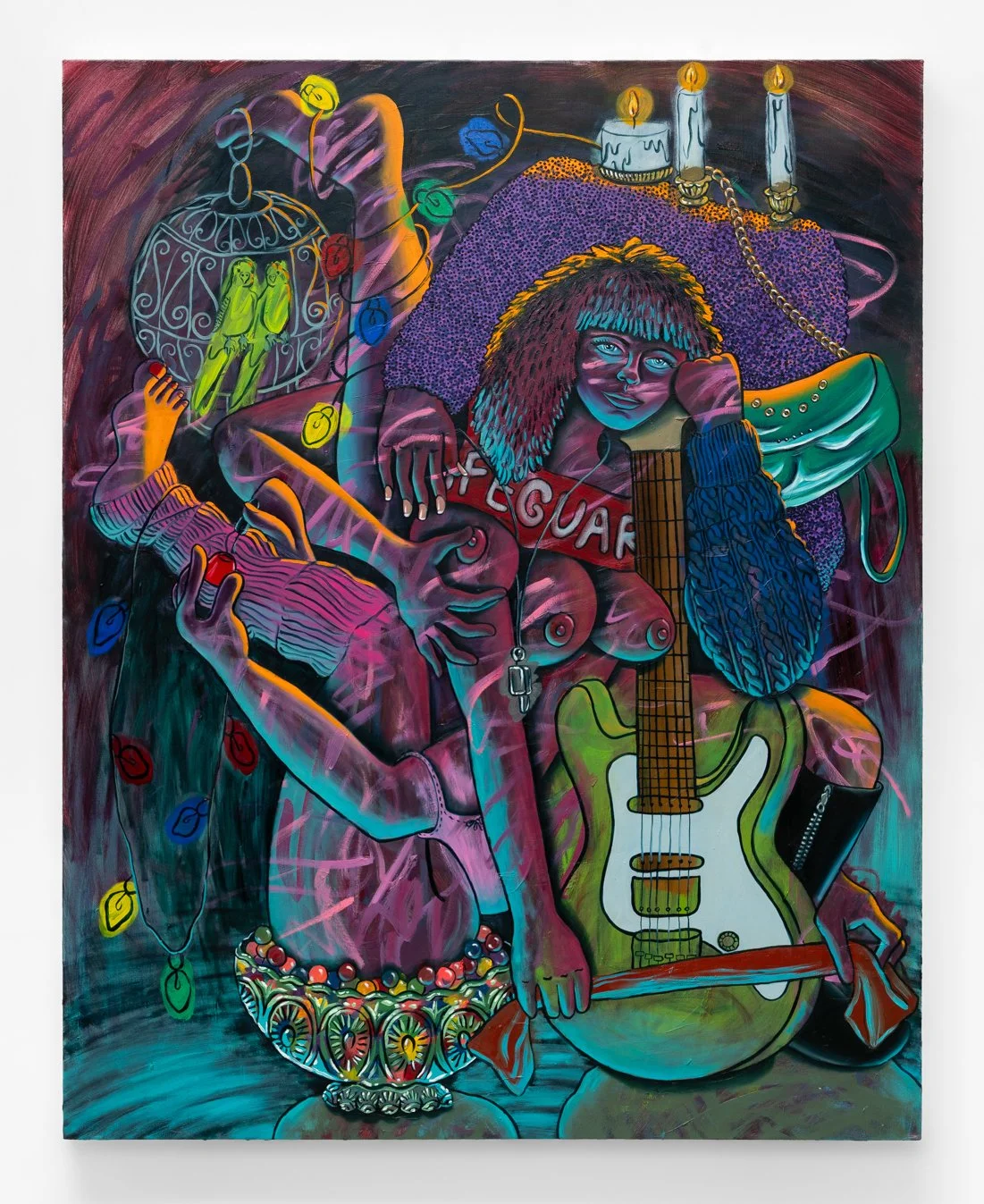 Lindsey Kircher,
Grotto Girl, 2026
Oil on canvas
60 × 48 × 2 in | 152.4 × 121.9 × 5.1 cm