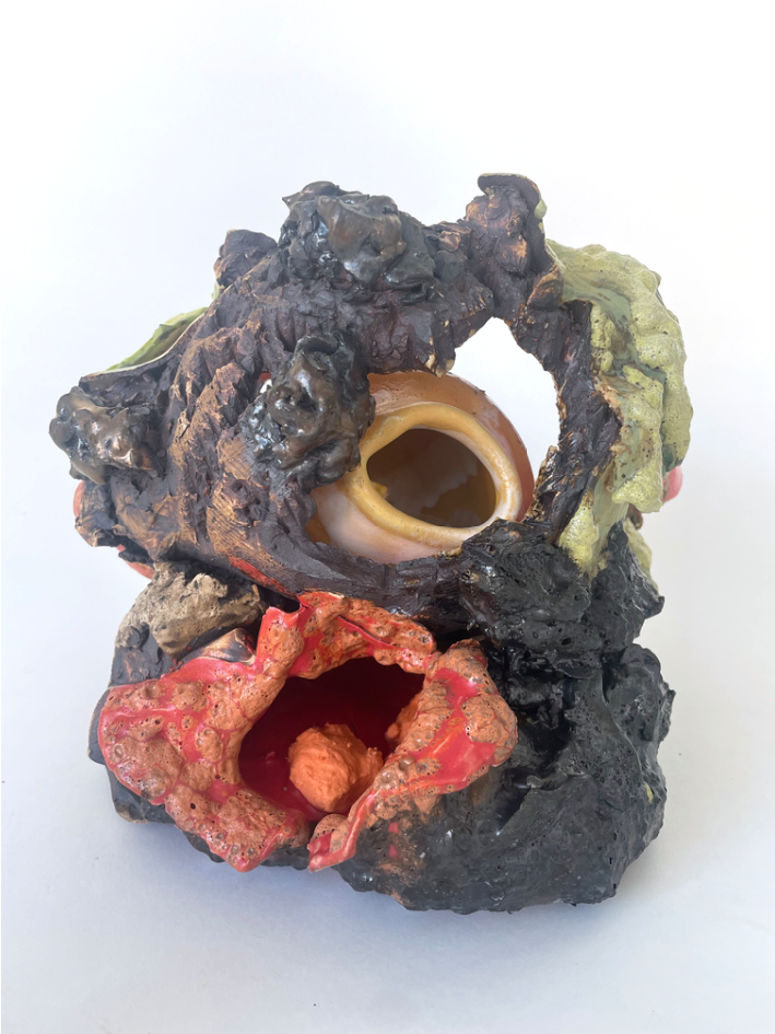 Lynn Basa,
Remains #19, ca. 2020
Ceramic and Glass
12 × 12 × 8 in | 30.5 × 30.5 × 20.3 cm