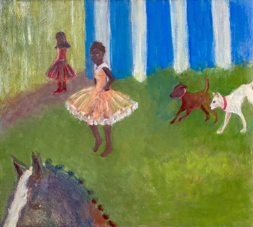 Megan Williamson,
Rain, 2023
Oil on canvas
20 × 18 × 1 in | 50.8 × 45.7 × 2.5 cm