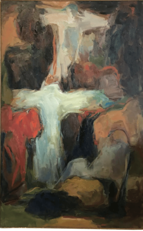 Molly Schiff,
Mid 20th Century Abstract Expressionist Oil Painting, ca. 1960