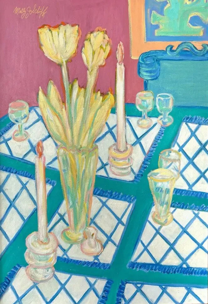 "Jarvis" is in reference to Schiff's apartment to capture the quaint and classic style she surrounded herself with. 