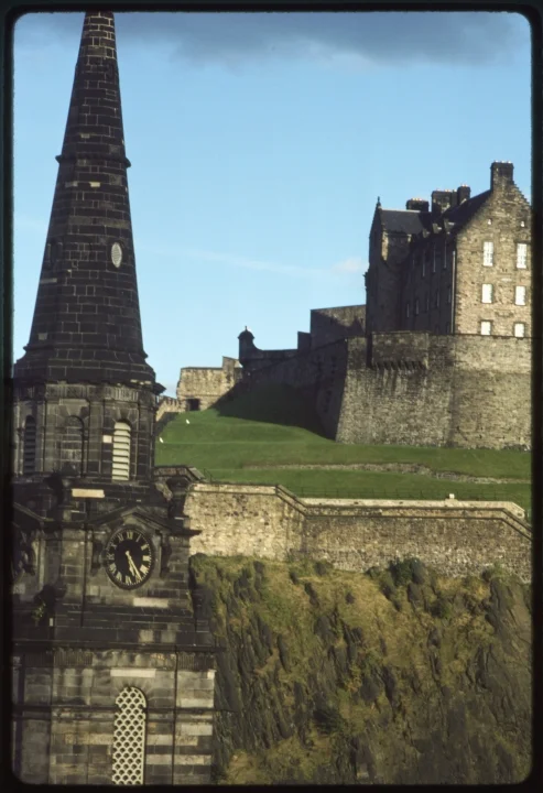 1095 Steeple with Clock-Castle Walls.jpg